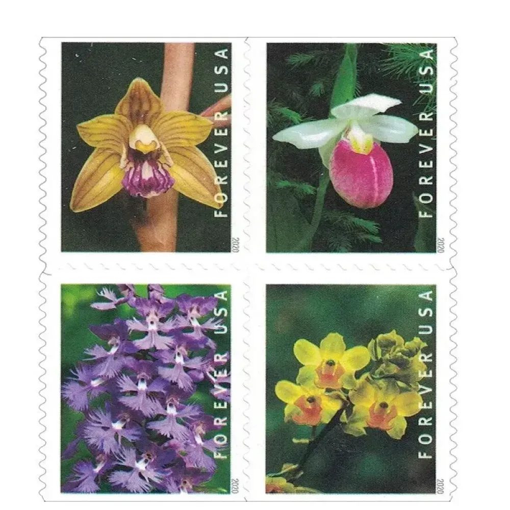 (2020) USPS Wild Orchids Forever Postage Stamps