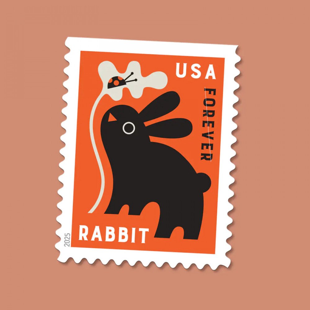 2025 Baby Wild Animals Stamps, Booklet of20