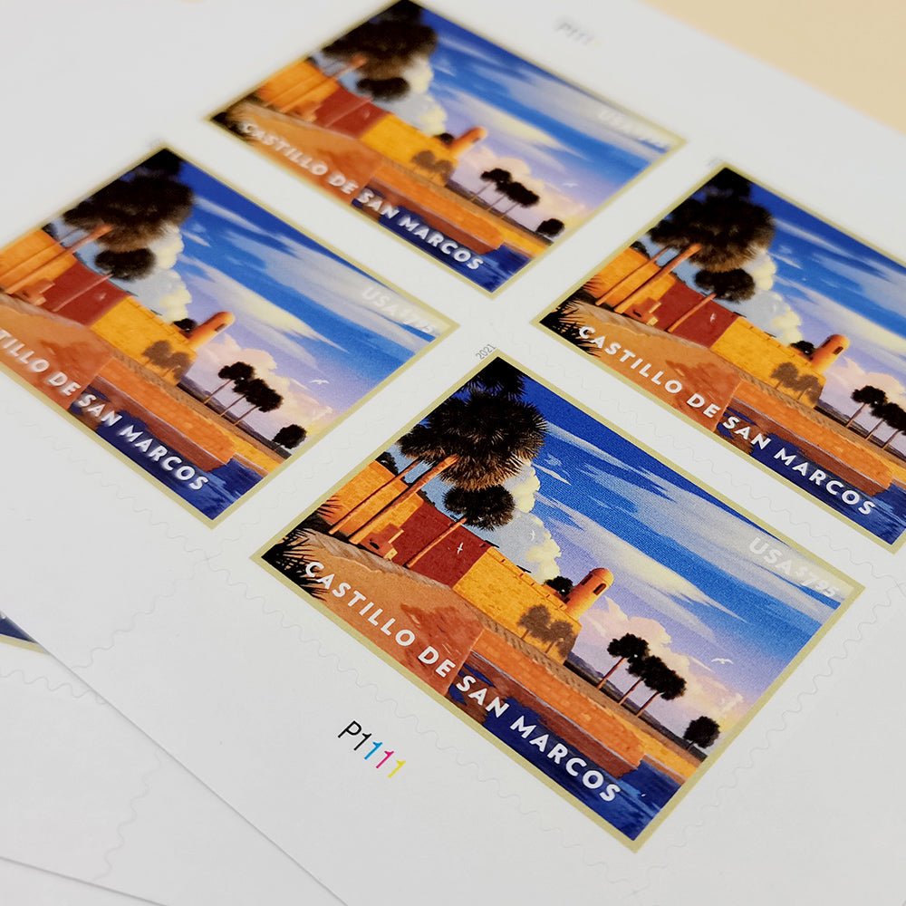 2021 US Castillo De San Marcos Stamps